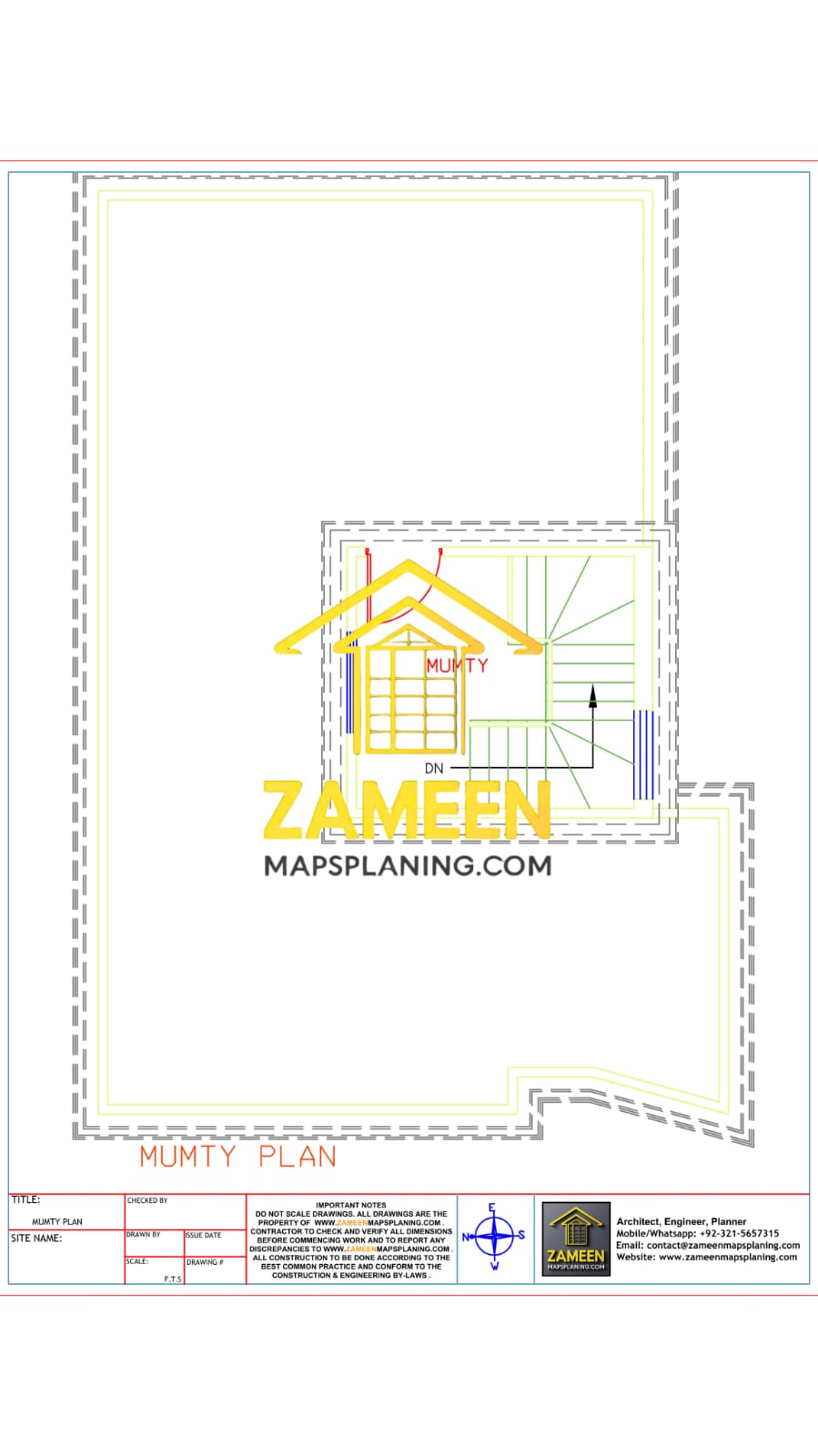 5 Marla (25'-0''X45'-0'') Modern Classical Style House