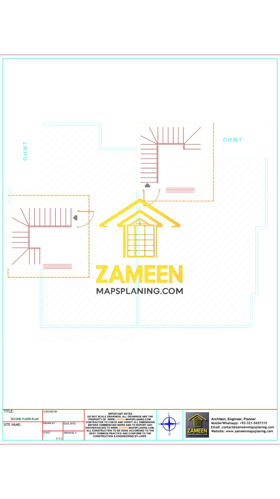 8.5 Marla (49'-0''X39'-4'') Contemporary Modern Style House