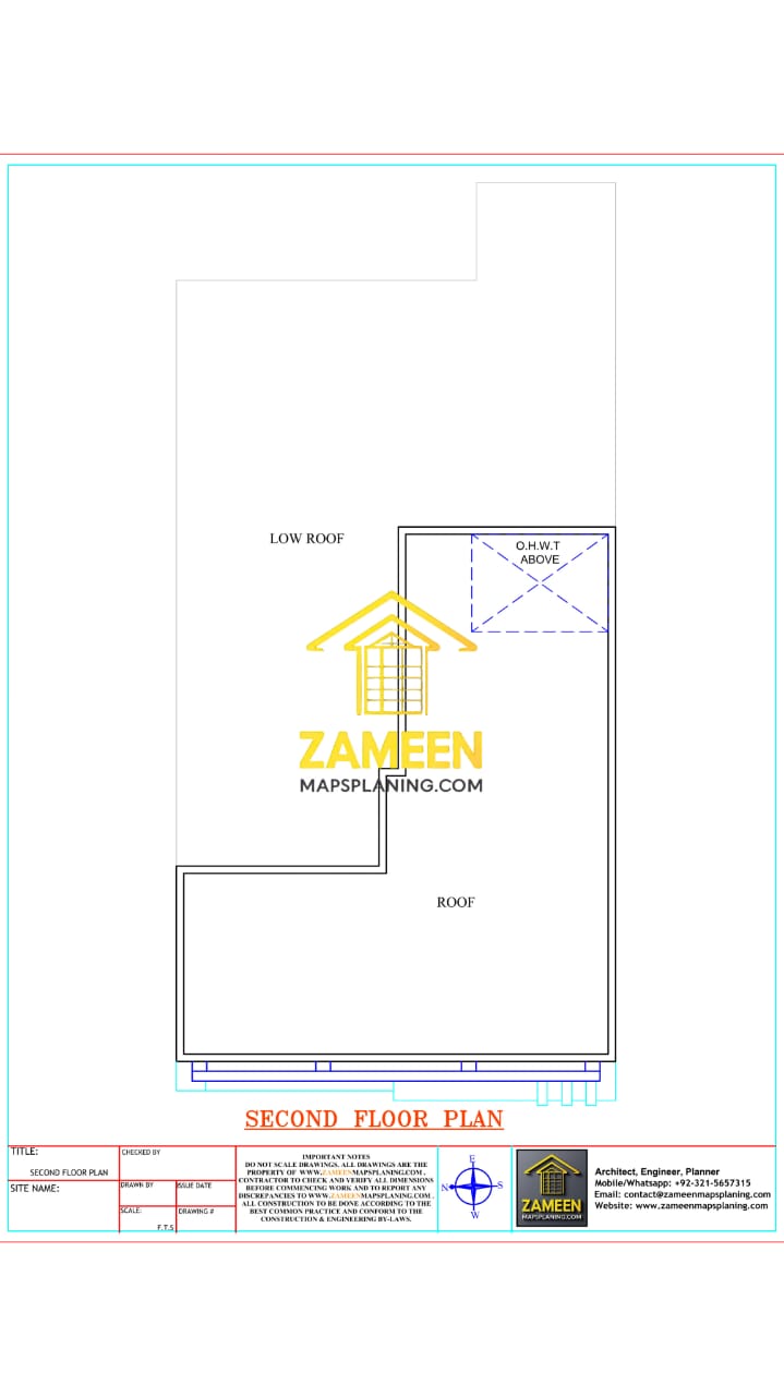 5 Marla (22'-6''X48'-0'') Contemporary Modern Style House