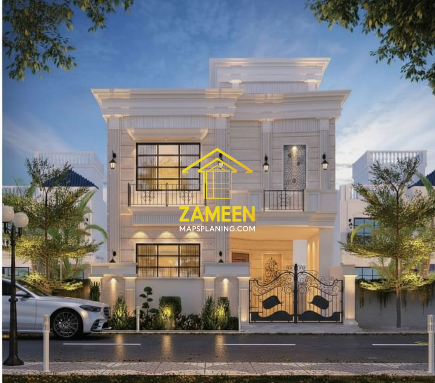 5 Marla (25'-0''X45'-0'') Modern Classical Style House