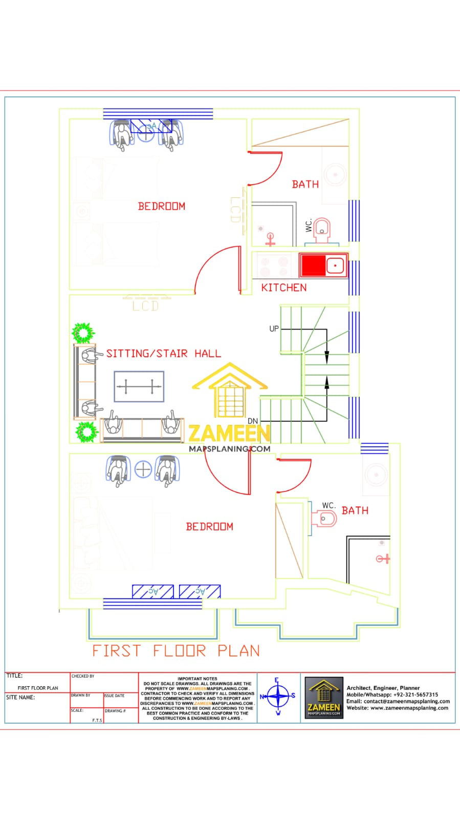 5 Marla (25'-0''X45'-0'') Modern Classical Style House