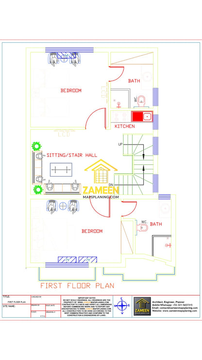 5 Marla (25'-0''X45'-0'') Modern Classical Style House