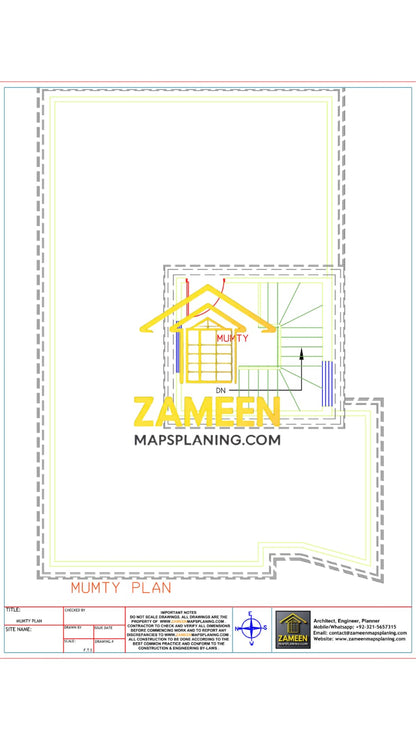 5 Marla (25'-0''X45'-0'') Modern Classical Style House