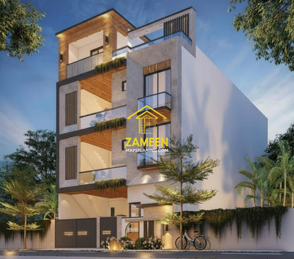 7 Marla (29'-0''X55'-0'') Contemporary Modern Style House