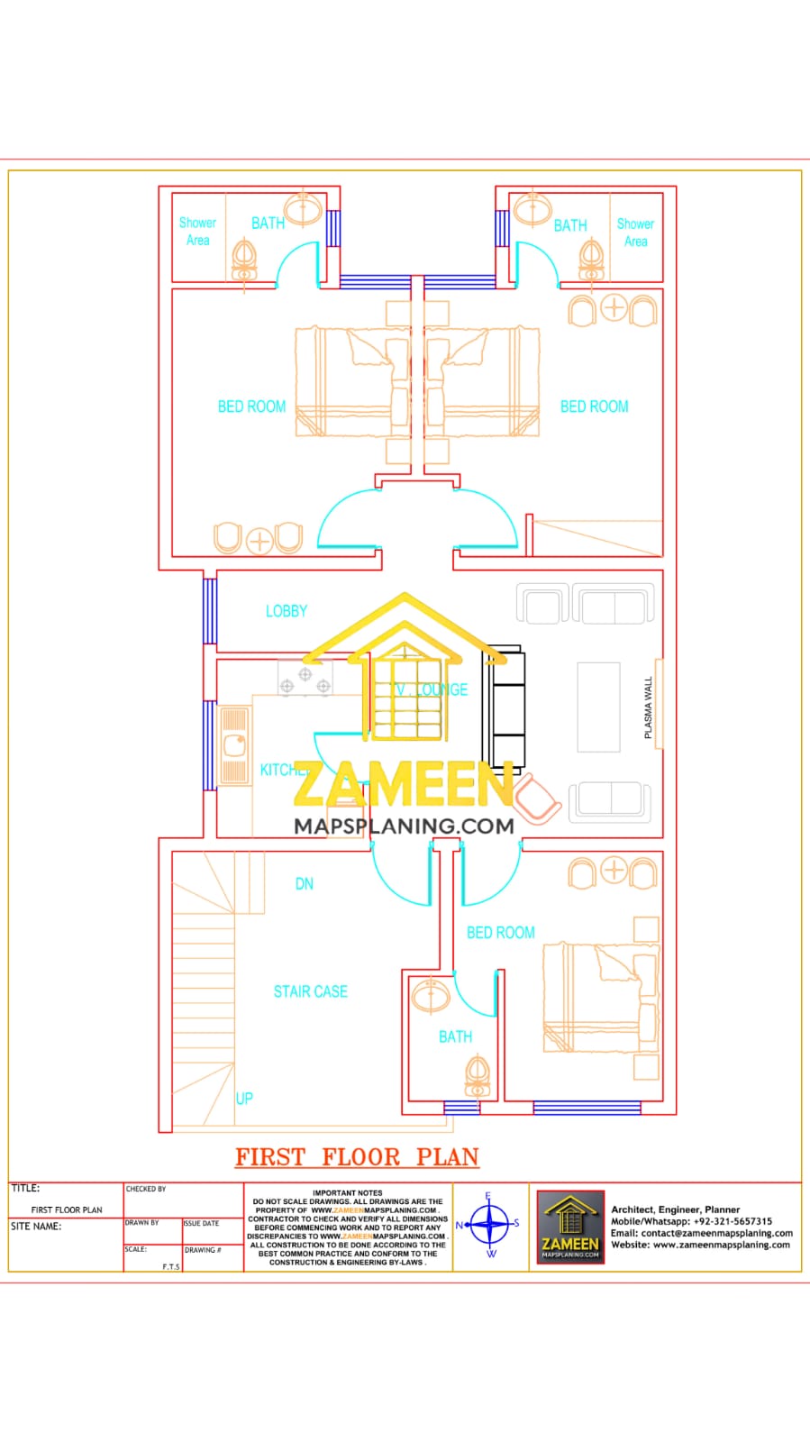 7 Marla (29'-0''X55'-0'') Contemporary Modern Style House