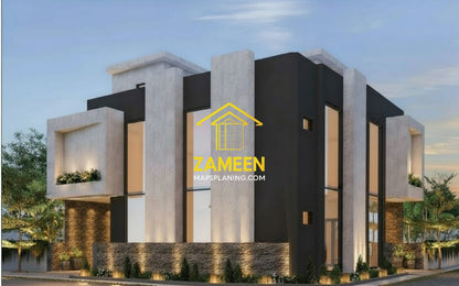 8.5 Marla (49'-0''X39'-4'') Contemporary Modern Style House