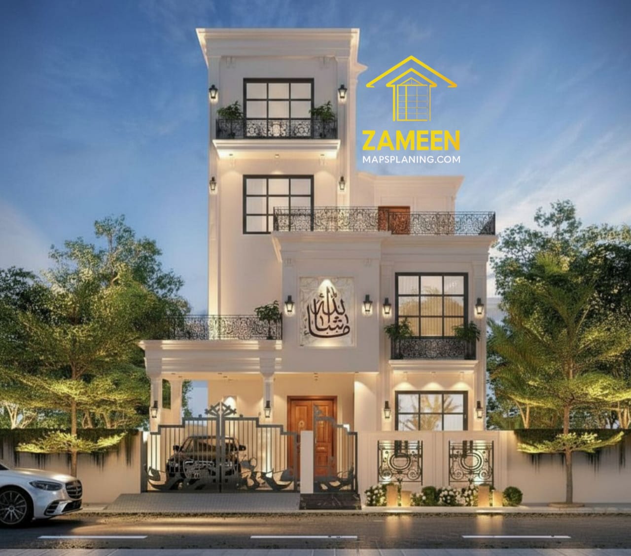 10 Marla (30'-0''X75-0'') Minimalist Modern Style House