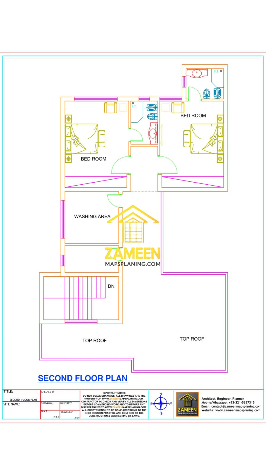 10 Marla (35'-0''X65'-0'') Contemporary Tropical Style House