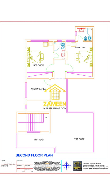 10 Marla (35'-0''X65'-0'') Contemporary Tropical Style House