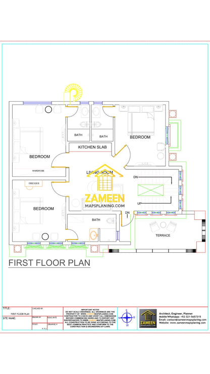10 Marla (45'-0''X50'-0'') Grand Neoclassical Style Mansion