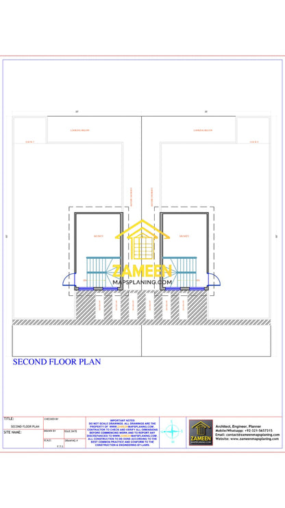 10 Marla Duplex (2(35'-0''X65'-0'')) Contemporary Tropical Style House