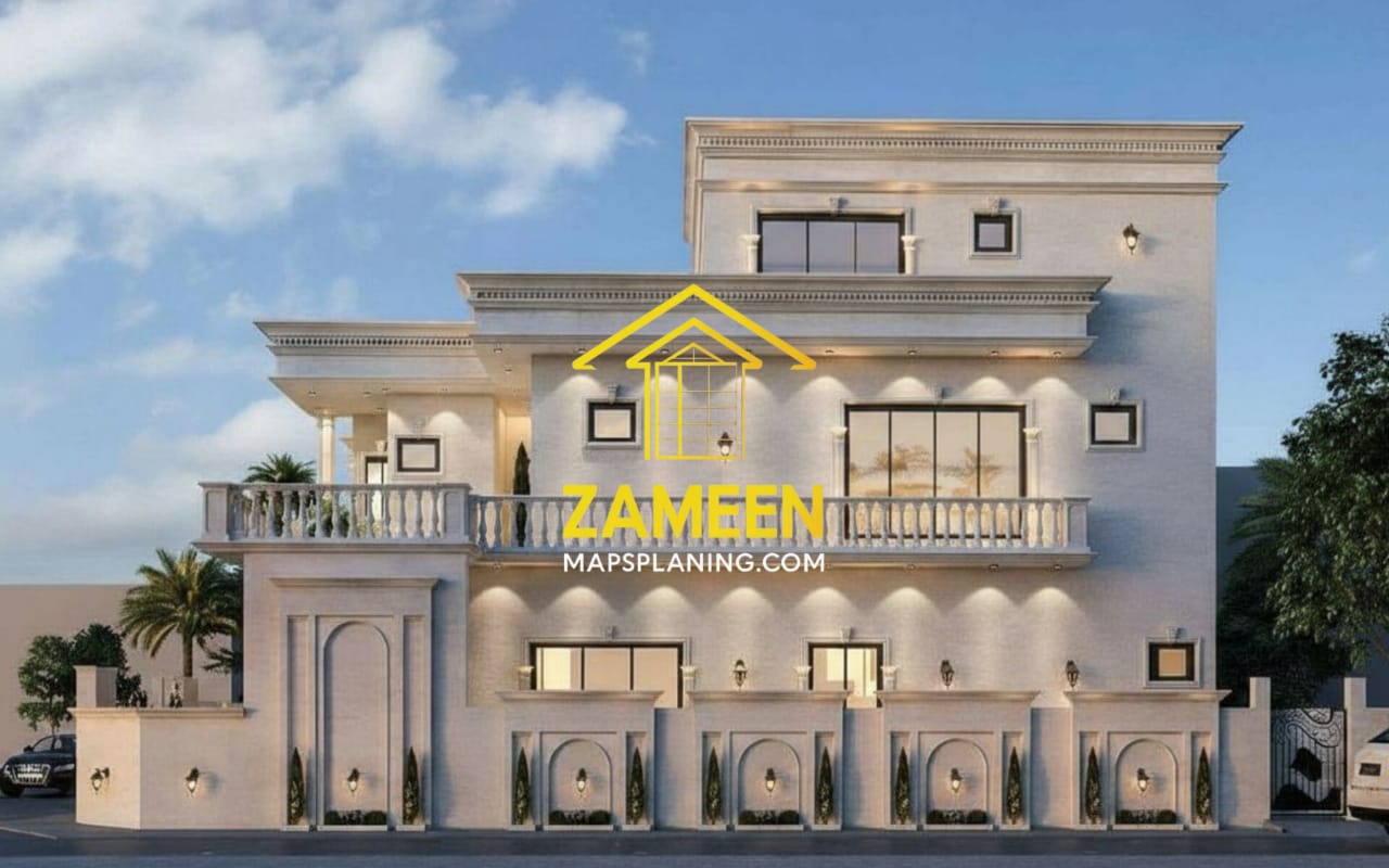 12 Marla (40'-0''X65'-0'') Classical Revival Style Mansion