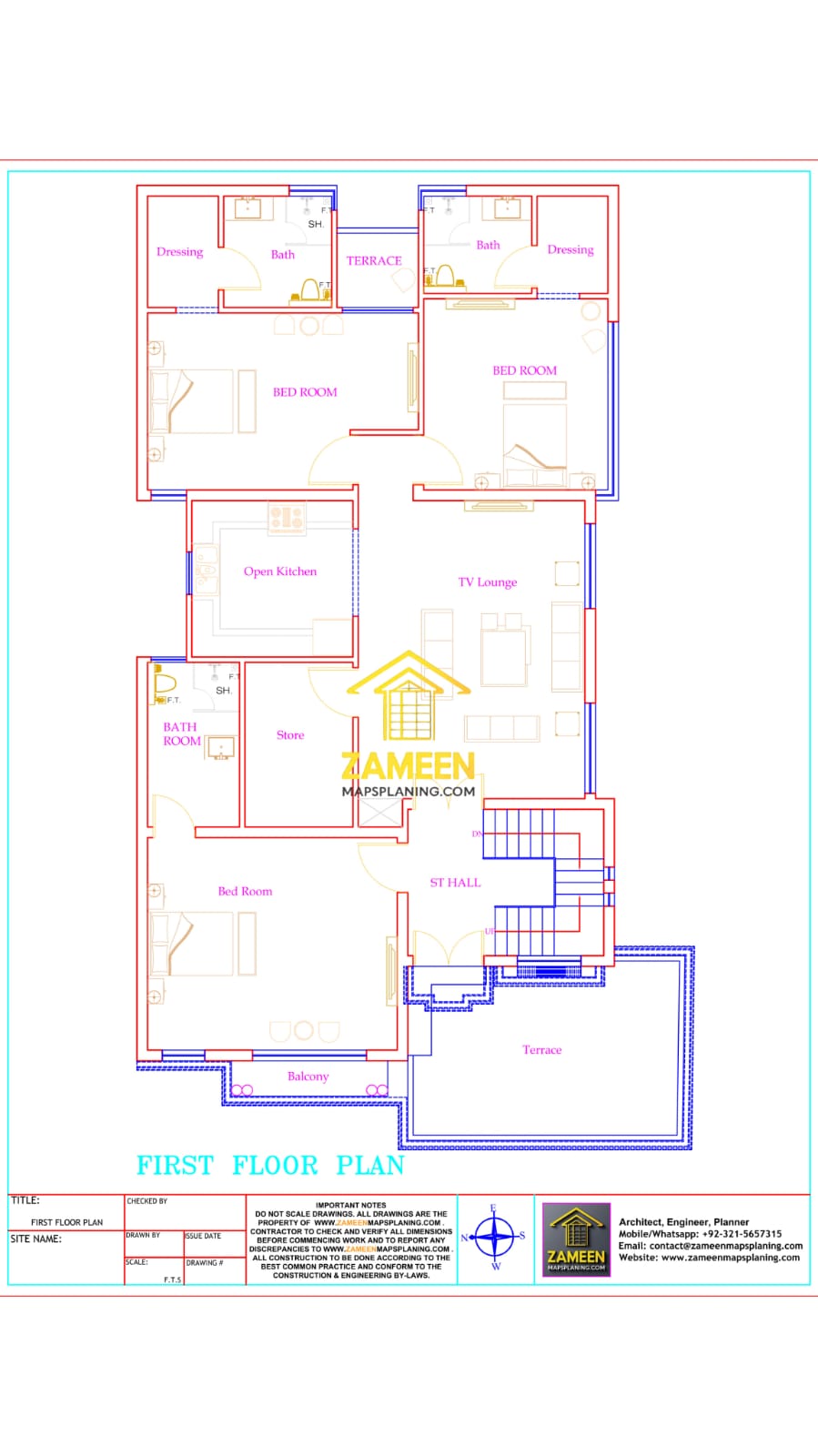15 Marla (39'-6''X84'-5") Modern Neoclassical Style Mansion