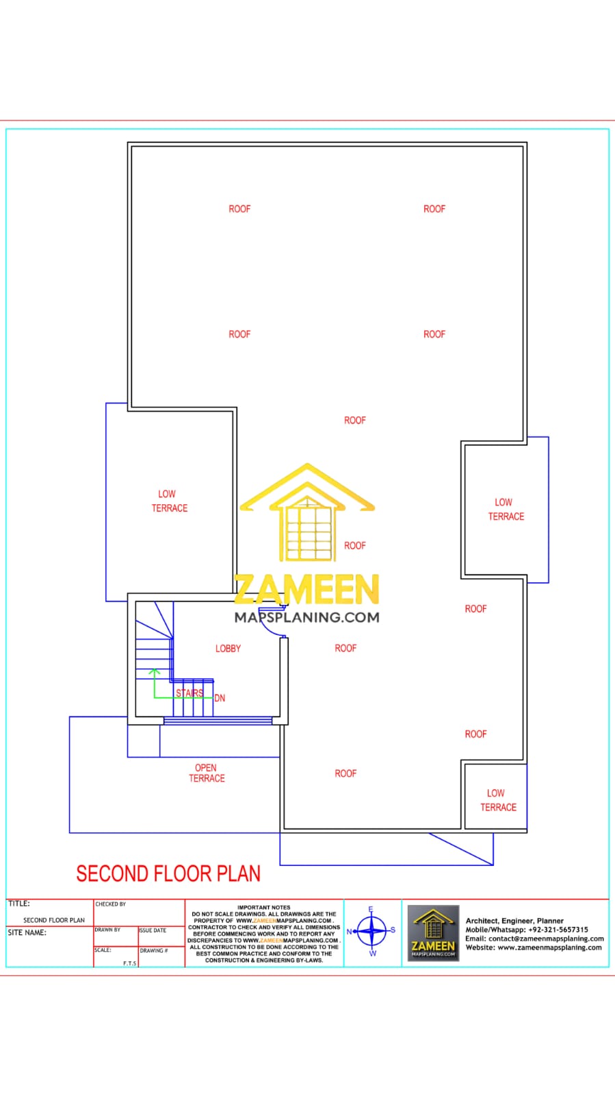 12 Marla (42'-4.5"X63'-10.5") Modern Minimalist Style House