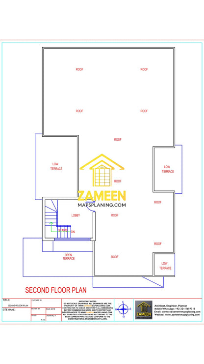 12 Marla (42'-4.5"X63'-10.5") Modern Minimalist Style House