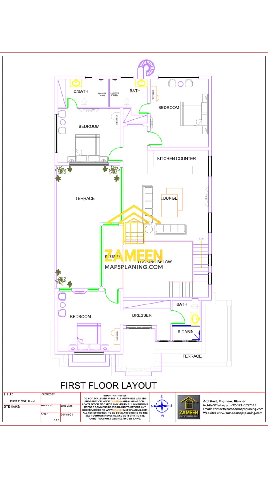 20 Marla (50'-0"X90'-0") Ornate Neoclassical Style Mansion