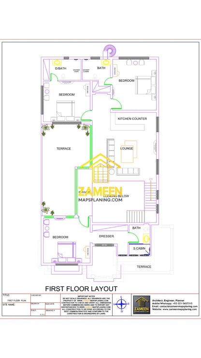 20 Marla (50'-0"X90'-0") Ornate Neoclassical Style Mansion