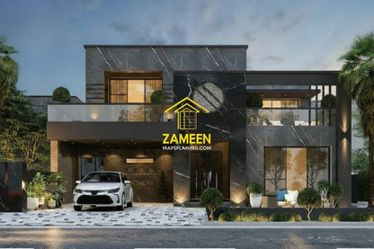 20 Marla (50'-0"X90'-0") Modern Luxe Minimalist Mansion