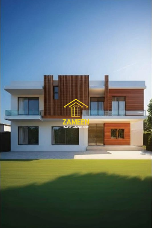 20 Marla (55'-0"X80'-0") Contemporary Modern Style House