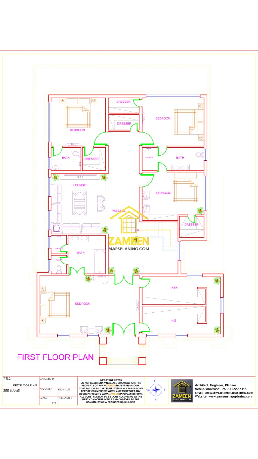 20 Marla (50'-0"X90'-0") Contemporary Tropical Modern Style Mansion
