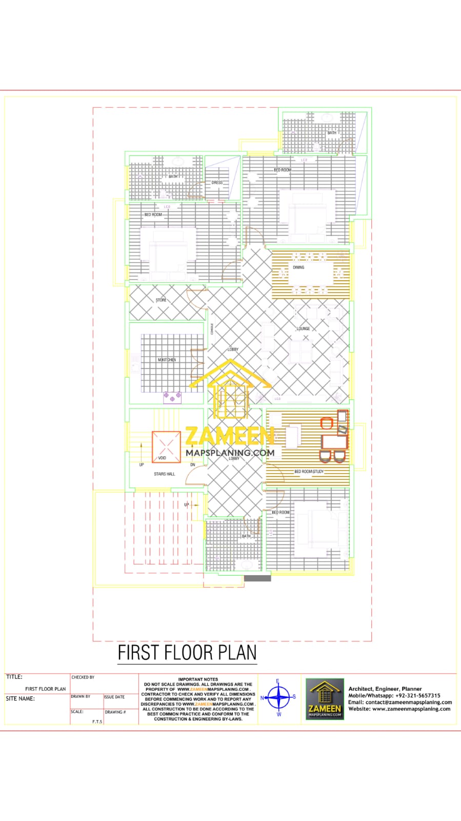 19 Marla (47'-0"X90'-0") Contemporary Modern Tropical Style House