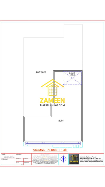5 Marla (22'-6''X48'-0'') Contemporary Modern Style House