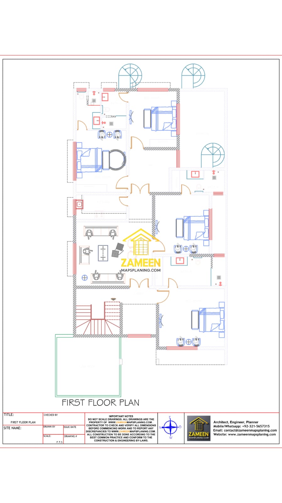22 Marla (50'-0"X100'-0") Contemporary Modern Tropical Style House