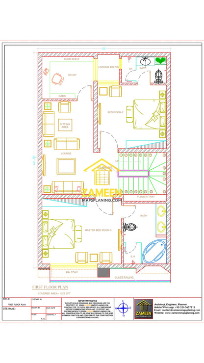 5 Marla (25'-0''X45'-0'') Contemporary Modern Style House