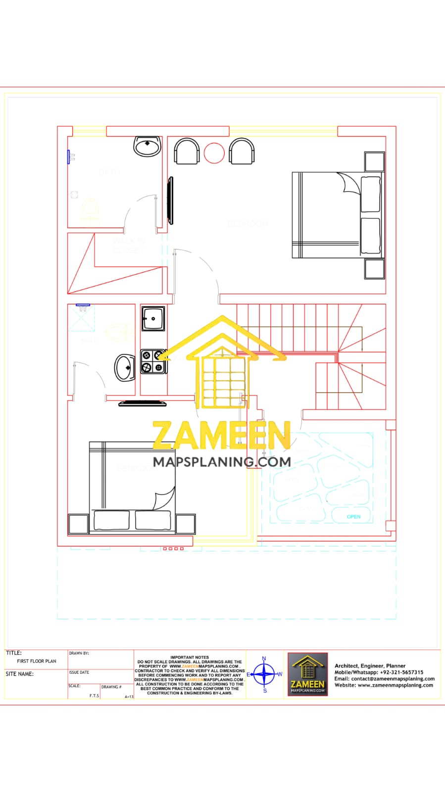 4.5 Marla (25'-0''X41'-4.5'') Contemporary Modern Style House