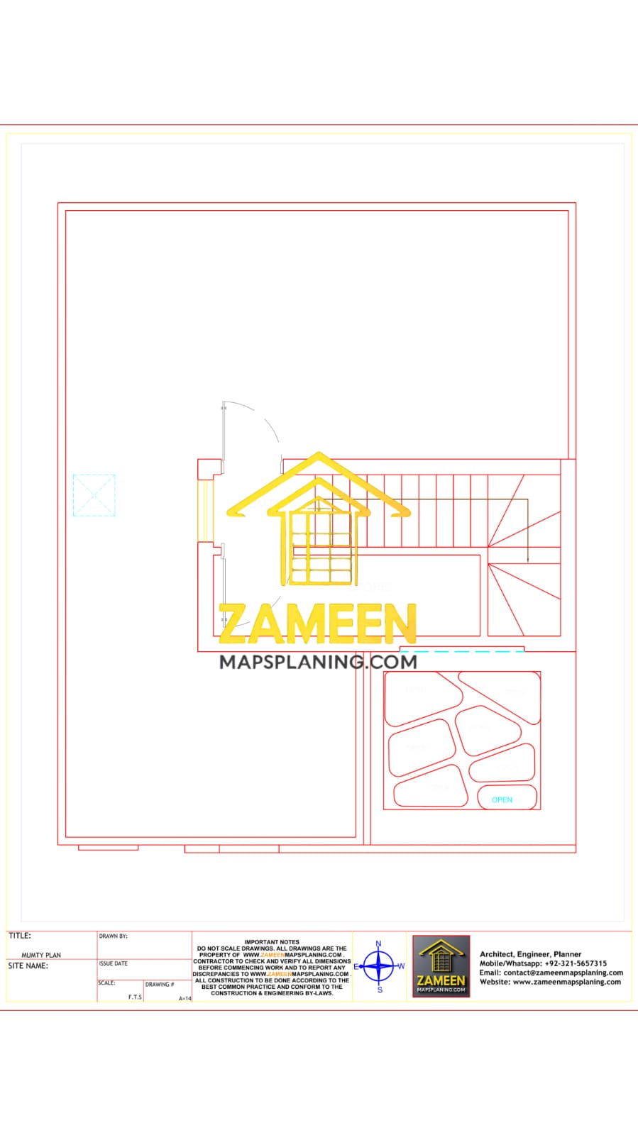 4.5 Marla (25'-0''X41'-4.5'') Contemporary Modern Style House