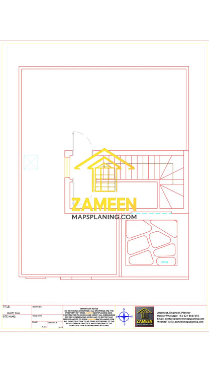 4.5 Marla (25'-0''X41'-4.5'') Contemporary Modern Style House